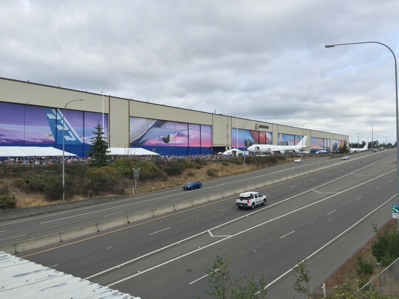 photos from Family Day at the Boeing Everett Factory (56k use the